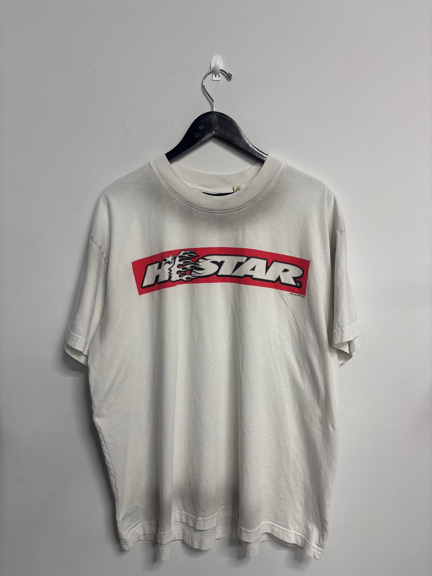 Hellstar Box Logo Tee "Red"-Preowned