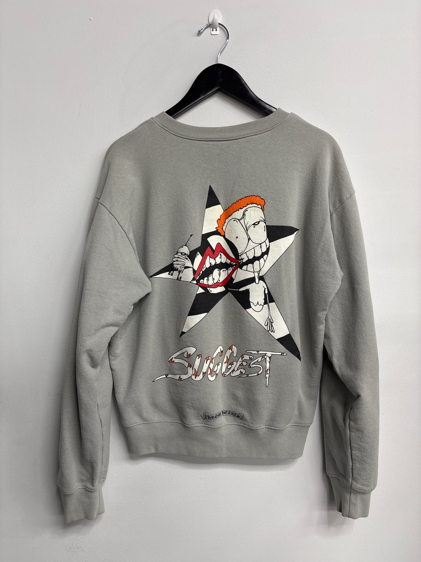 Chrome Hearts Sugest Crewneck "Grey"-Preowned