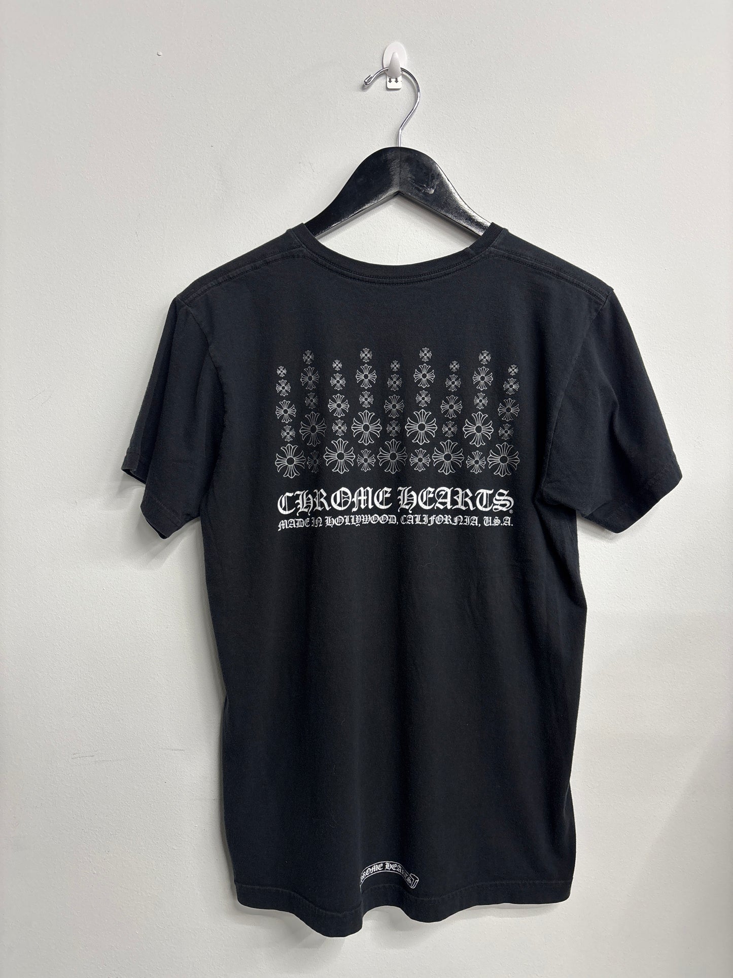 Chrome Hearts "Black/Grey Multi Plus" Logo Tee - Preowned