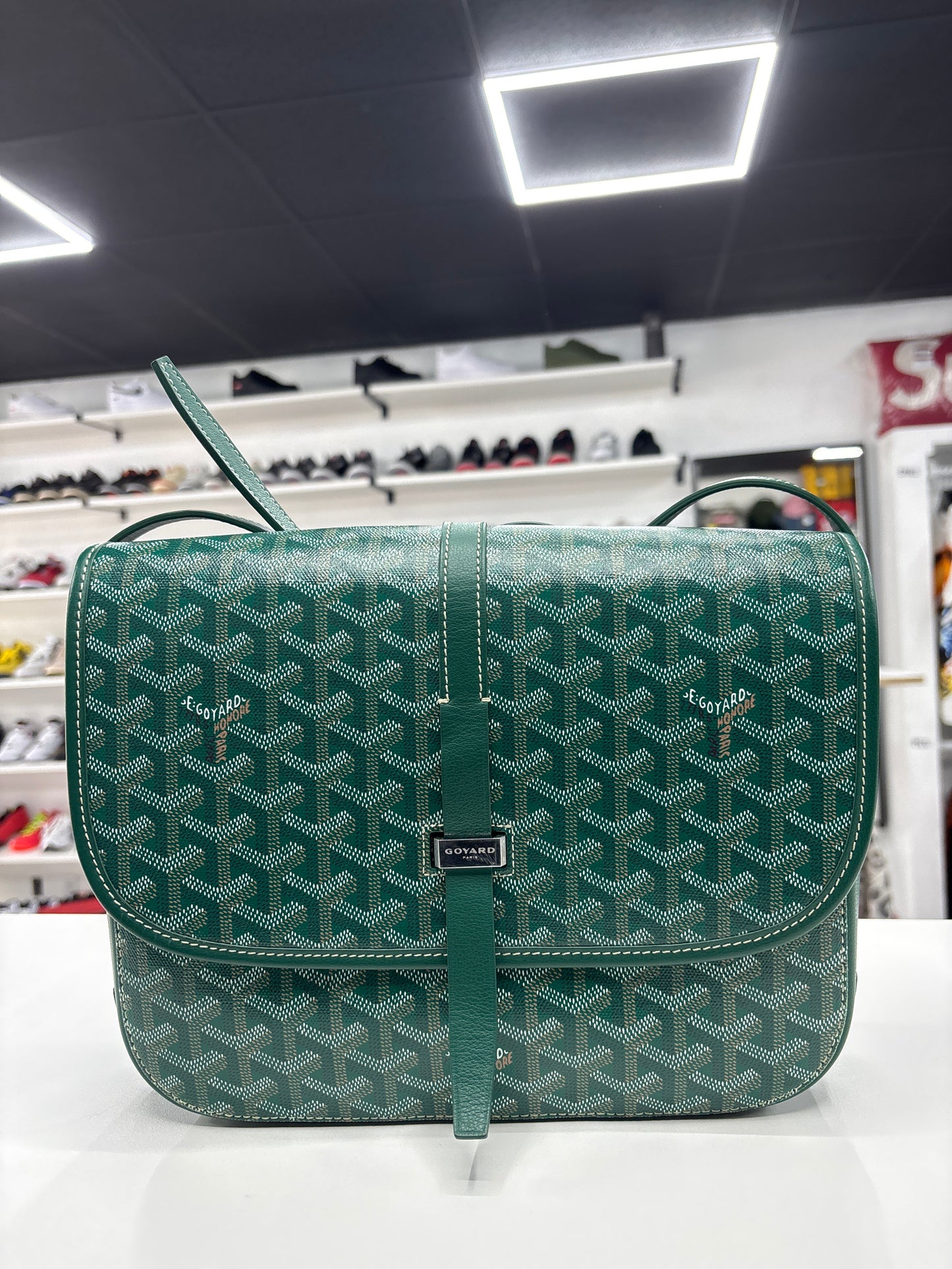 Goyard Belvedere 2 Messenger "Green"