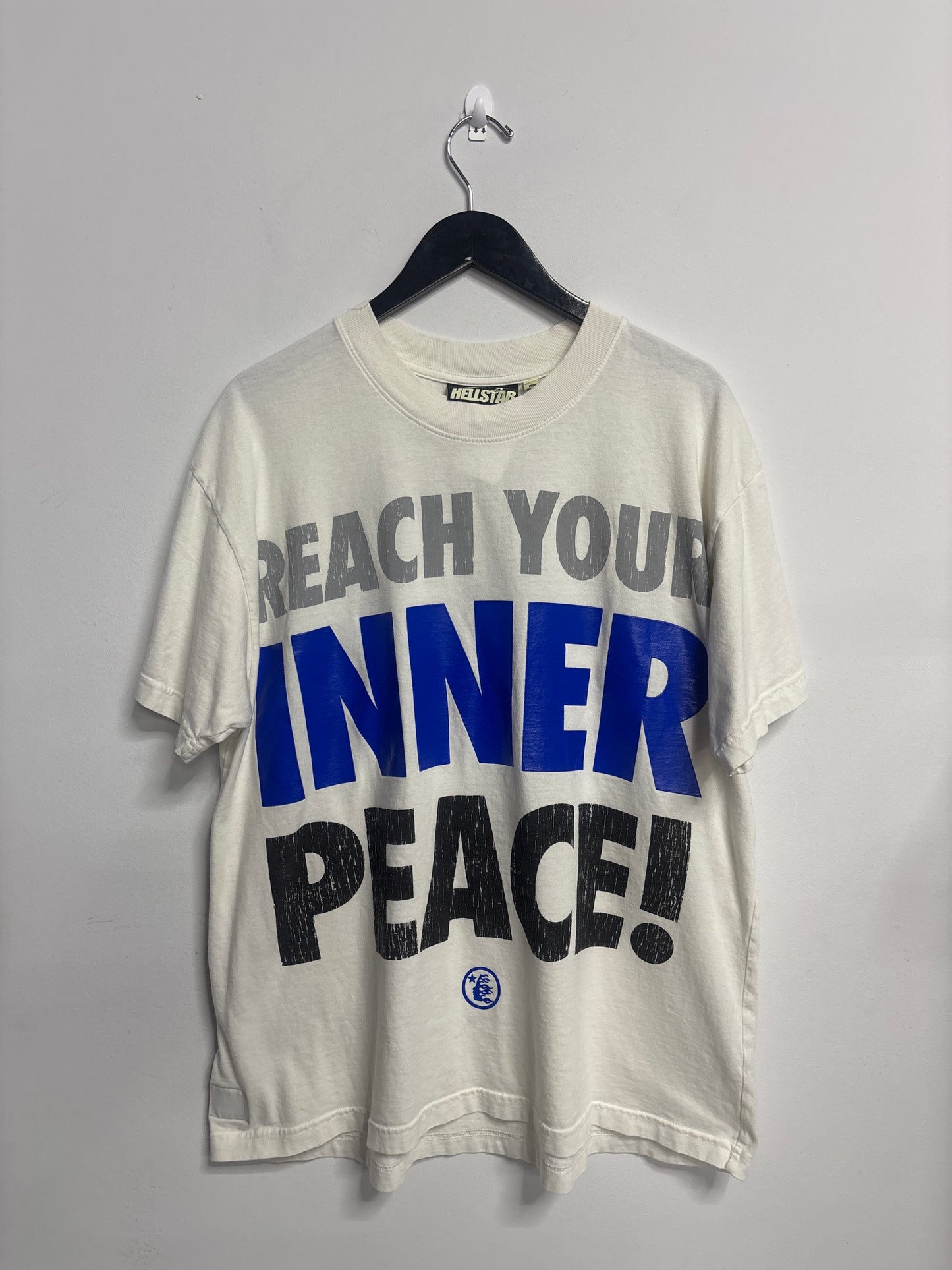 Hellstar Inner Peace Tee "White"-Preowned