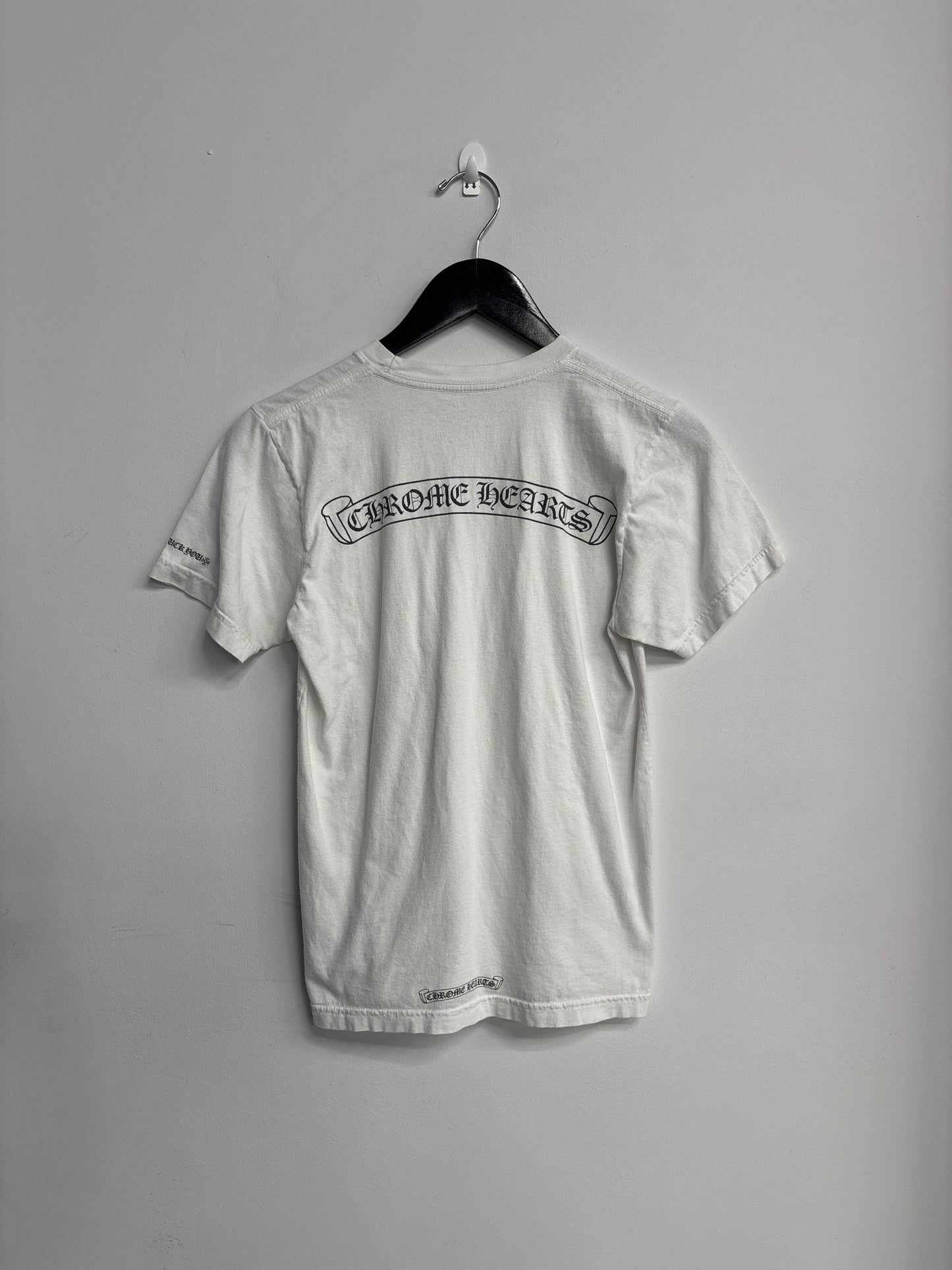 Chrome Hearts "Classic White Scroll Logo" Tee