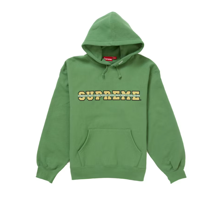Supreme Collegiate Acronym Hoodie "Green"