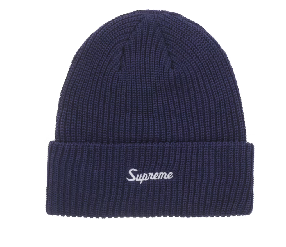 Supreme Loose Gauge Beanie FW25 "Navy"