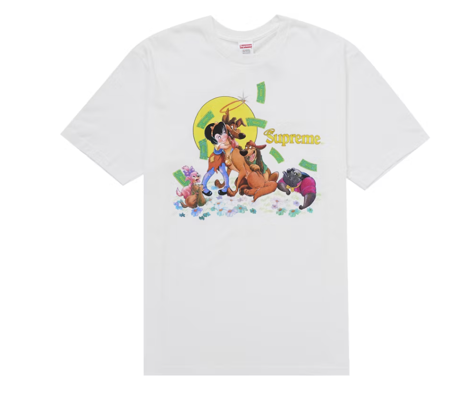 Supreme All Dogs Go to Heaven Tee "White"