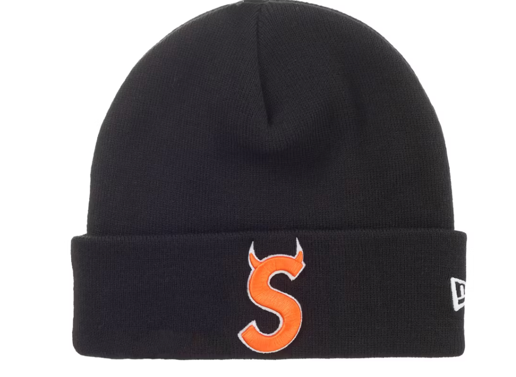 Supreme New Era Devil S Logo Beanie "Black"