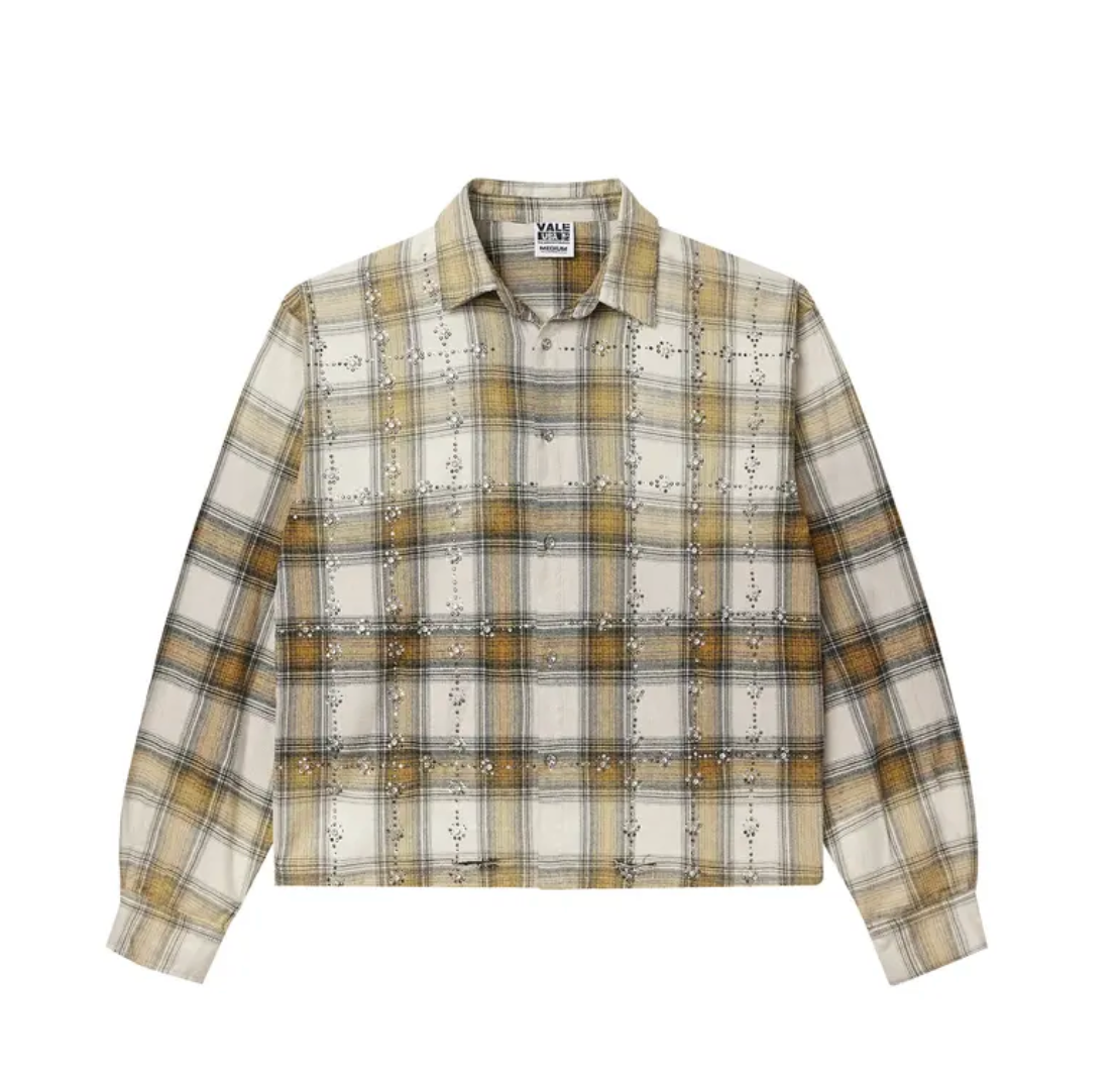 Vale Forever Wheat Flannel "Cream/Mustard"