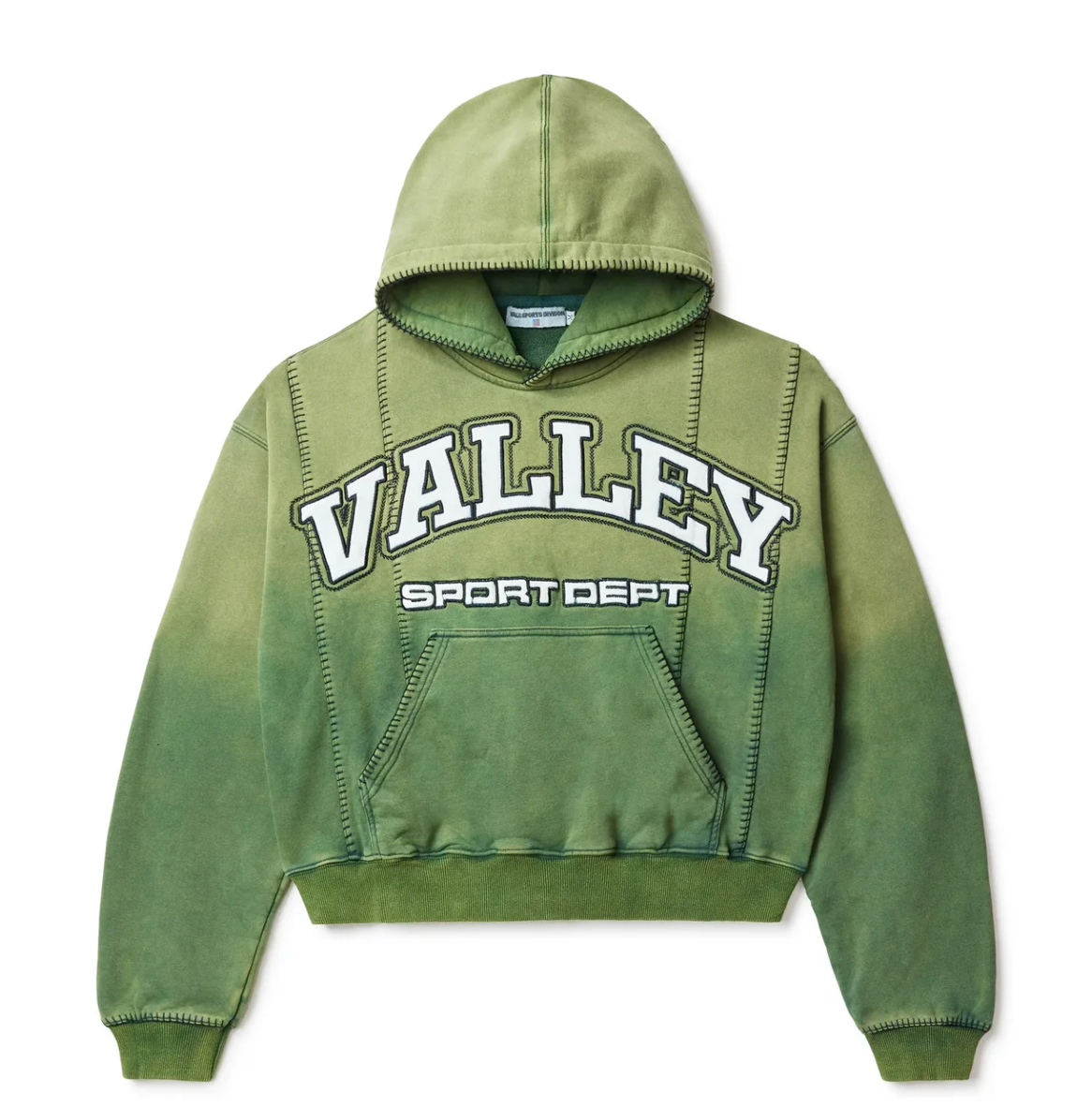 Vale Sports Dept. Stitched Pullover Hoodie "Green"