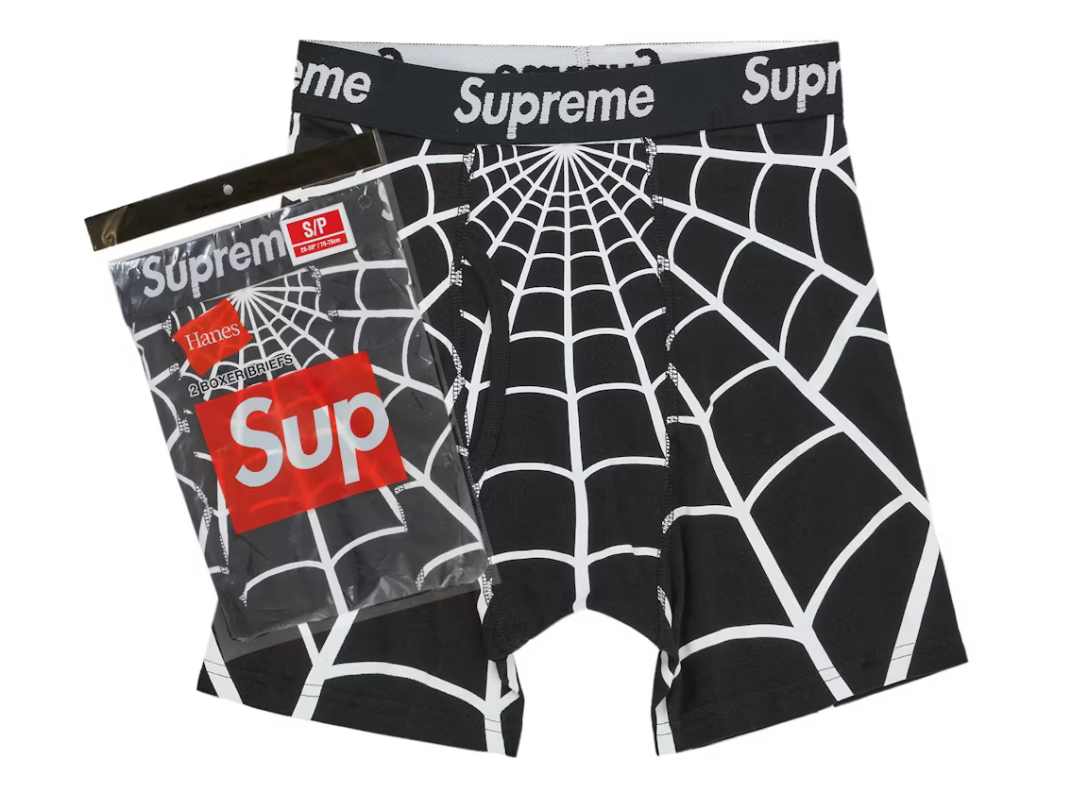 Supreme Hanes Spider-Man Boxers Pack "Black"
