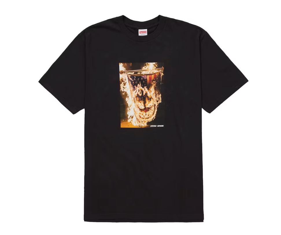 Supreme Spitfire Flag Tee "Black"