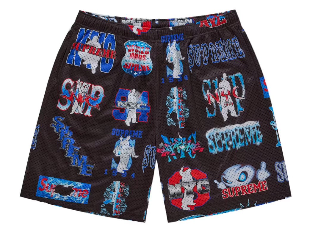 Supreme Flash Mesh Short "Black"