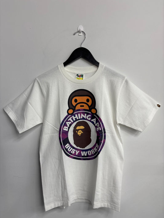 A Bathing Ape Baby Milo Busy Works "White/Purple"