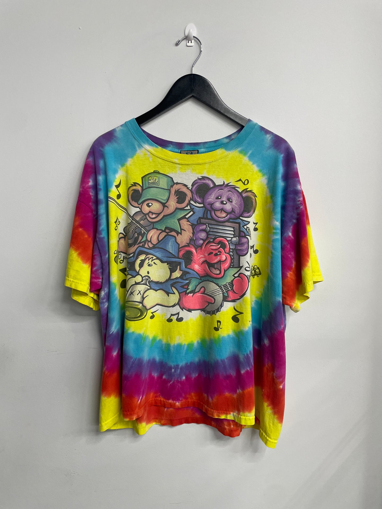 Vintage Grateful Dead Rainbow Liquid Blue Tee - CONSC