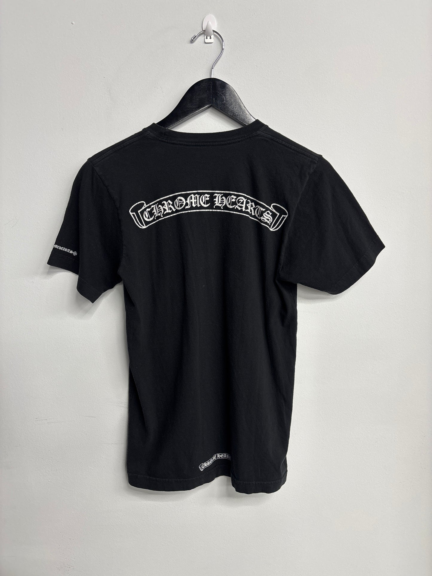 Chrome Hearts "Black Scroll Logo" Tee