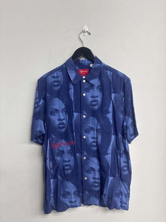 Supreme Lil Kim S/S Shirt "Light Blue"-Preowned