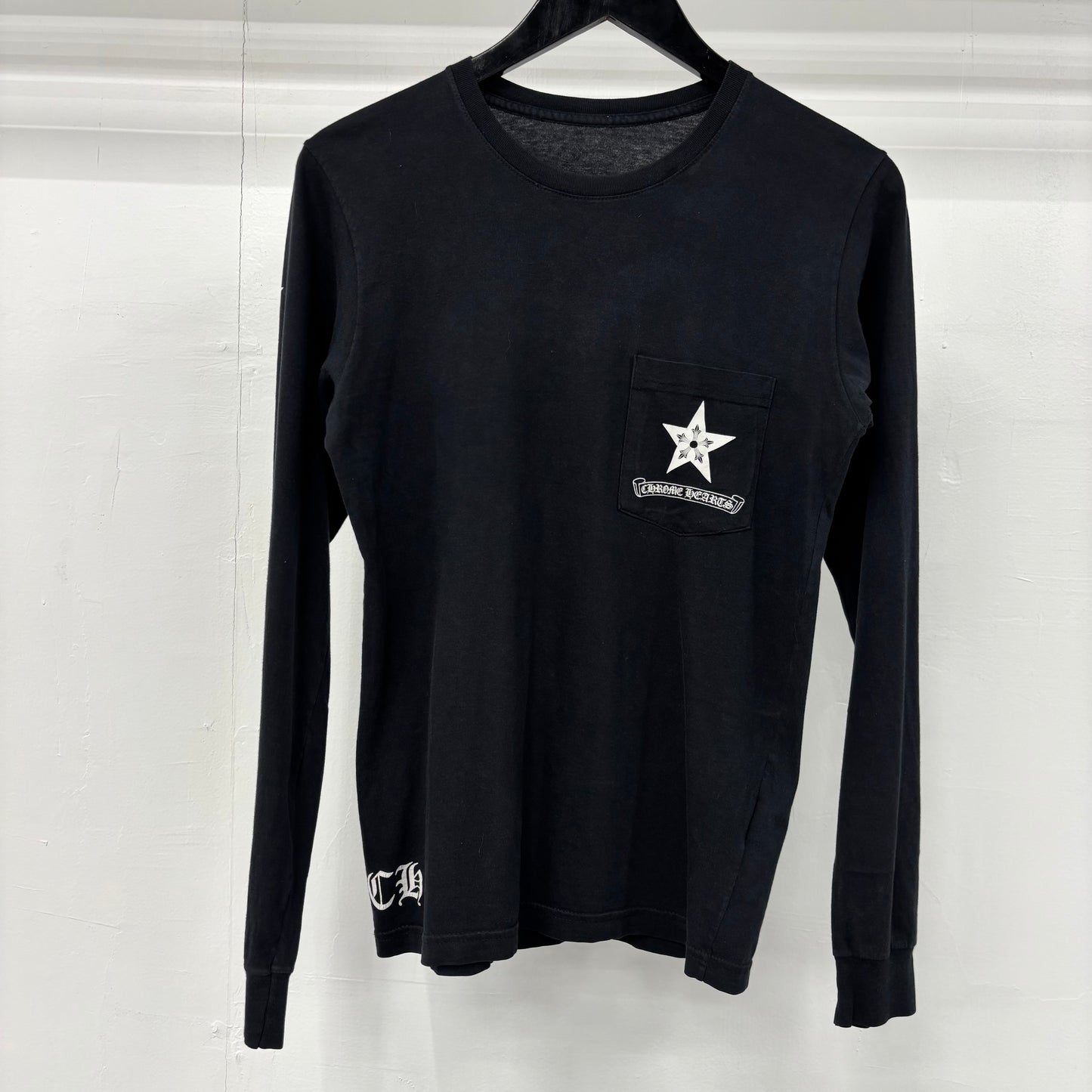 Chrome Hearts "Black Star Logo" Long Sleeve