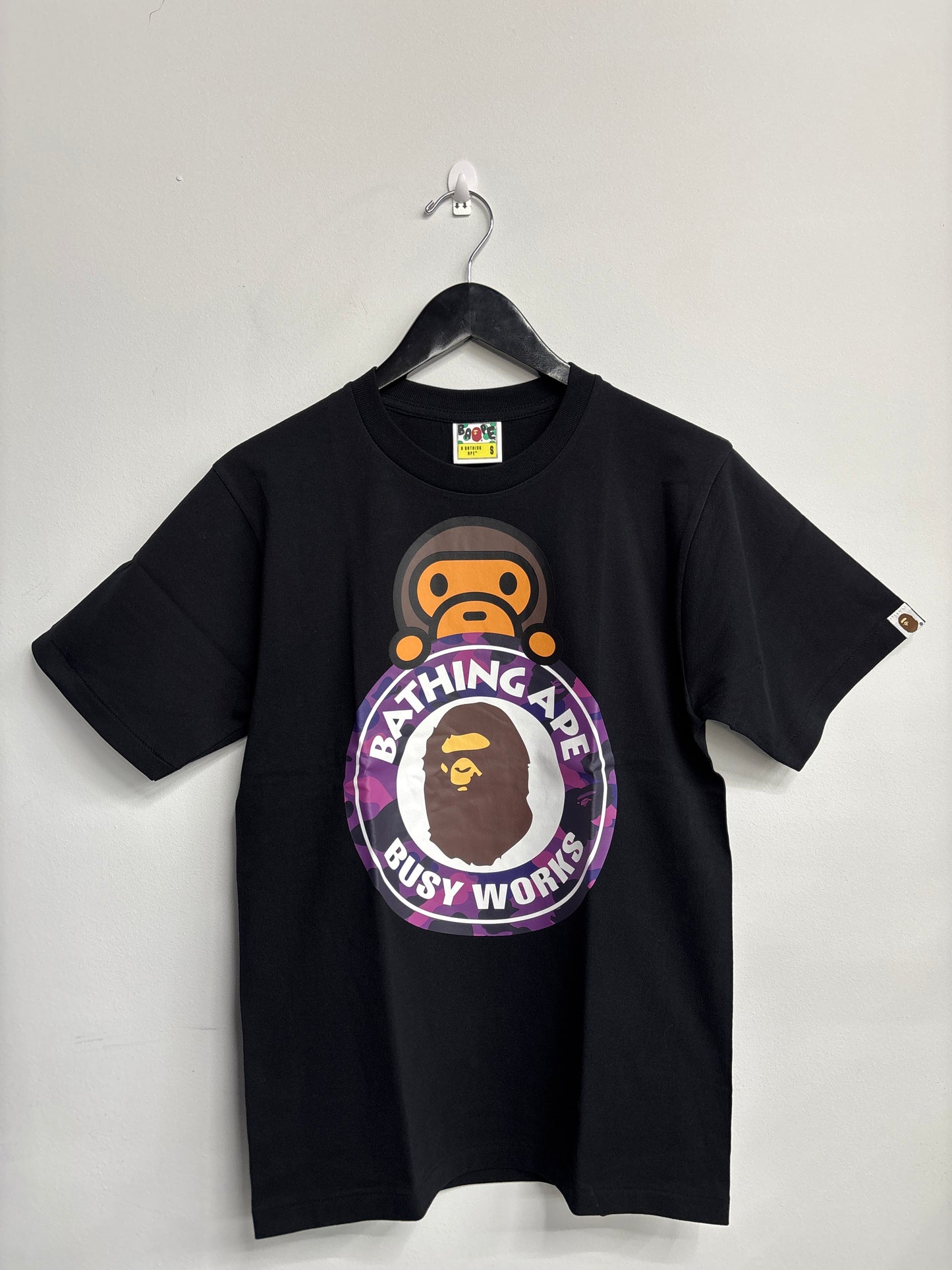 A Bathing Ape Baby Milo Busy Works "Black/Purple"