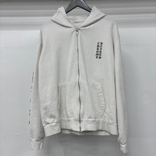 Chrome Hearts "White Monogram" Zip Up