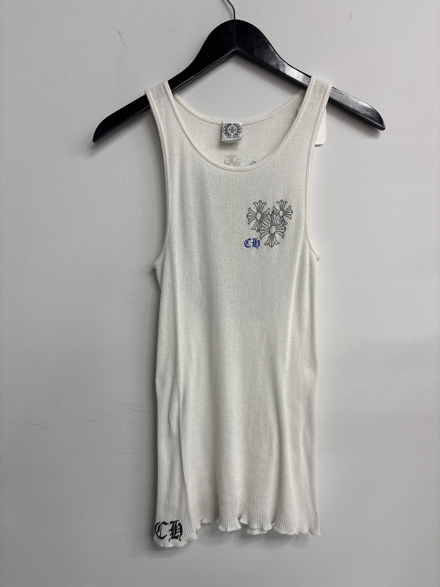 Chrome Hearts "White/Blue/Gray Multi Logo" Tank Top (Vintage Tags)