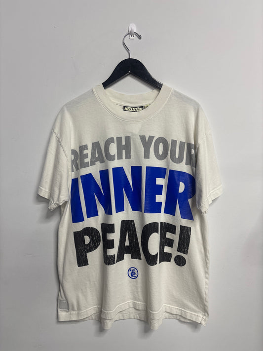 Hellstar Inner Peace Tee "White"-Preowned