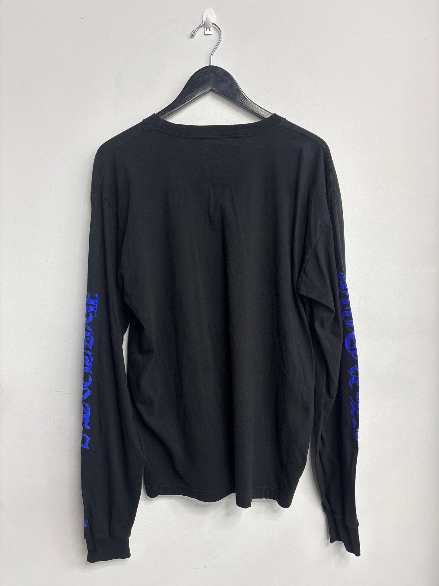 Chrome Hearts 1988 Neck Logo L/S Tee "Black/Blue"-Preowned