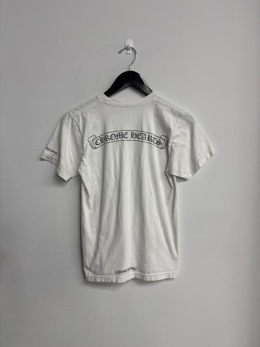 Chrome Hearts "Classic White Scroll Logo" Tee