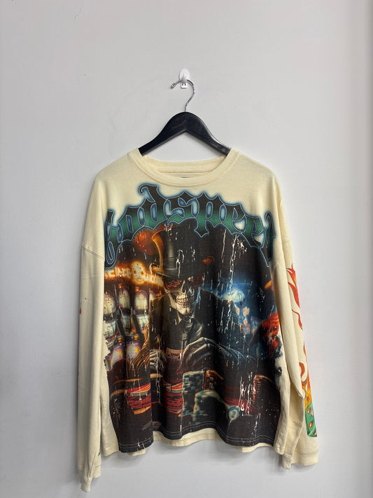 Godspeed Life's a Gamble L/S Tee "Cream"