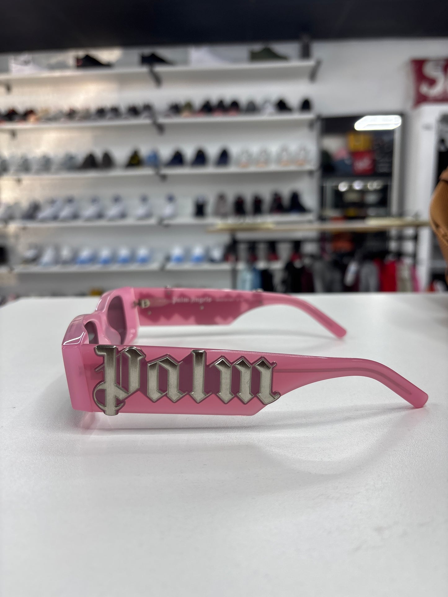 Palm Angels Dark Lenses Shades "Pink"-Preowned