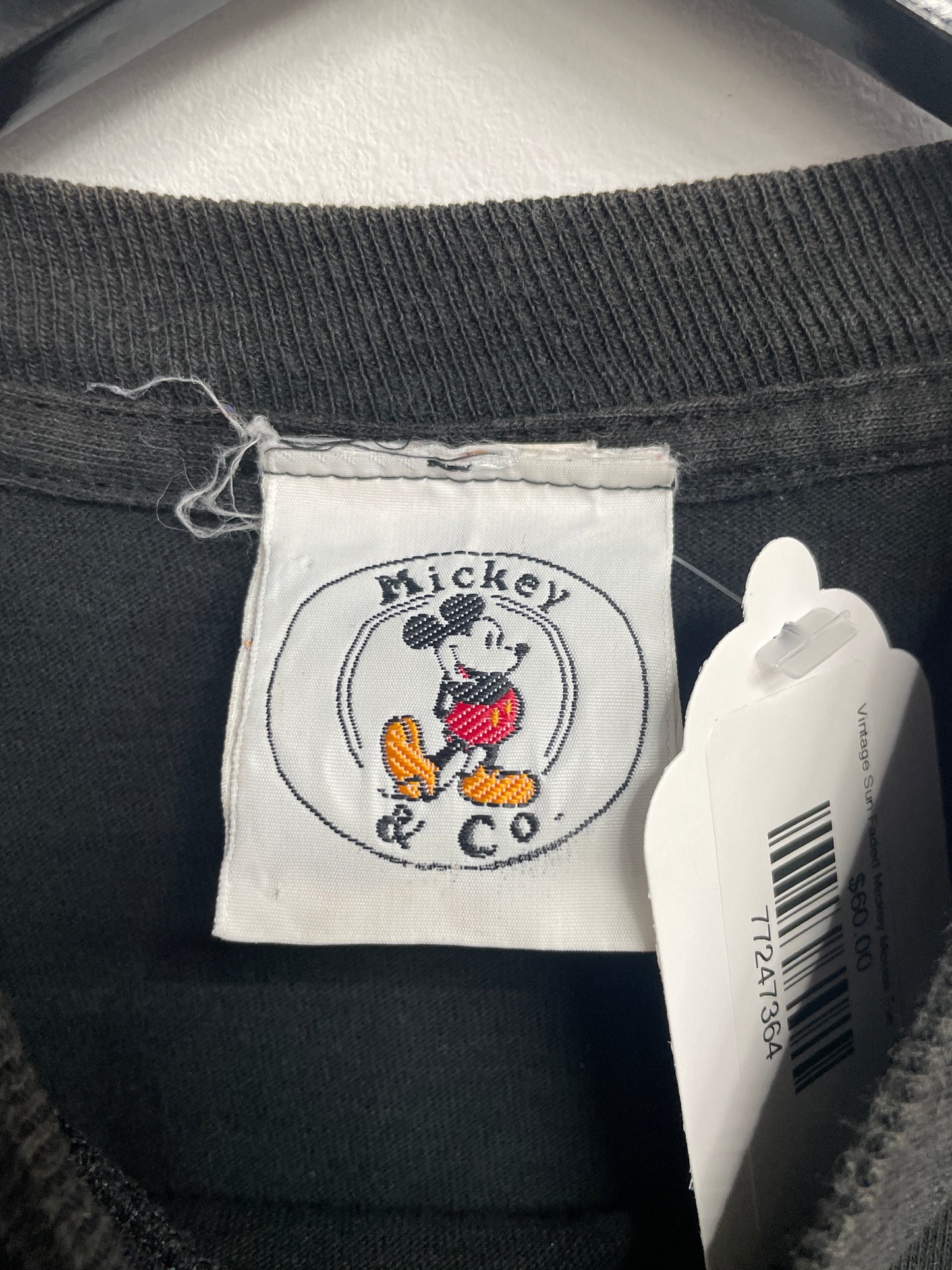 Vintage Sun Faded Mickey Mouse Tee - CONSC
