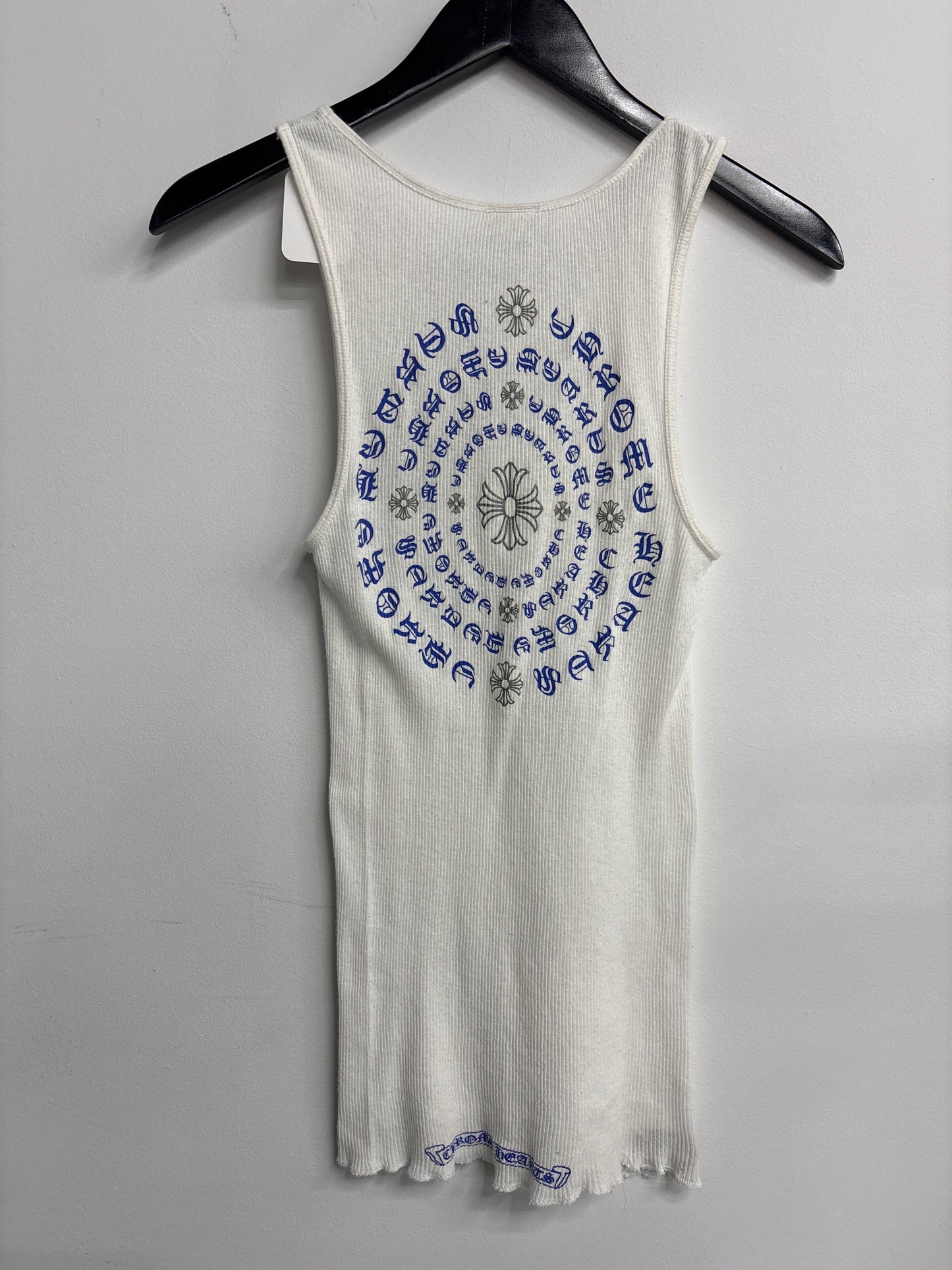 Chrome Hearts "White/Blue/Gray Multi Logo" Tank Top (Vintage Tags)