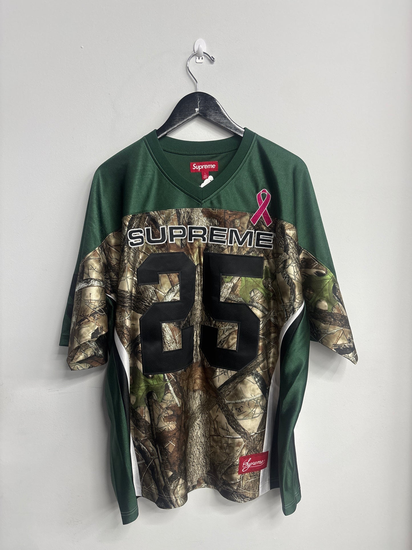 Supreme Breast Cancer Awareness Football Jersey "Green"-Preowned