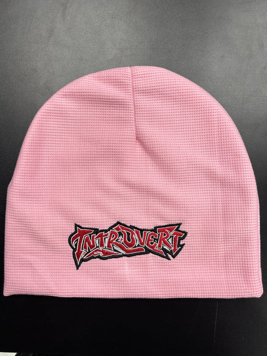 Introvert Thermal Beanie Pink/Red
