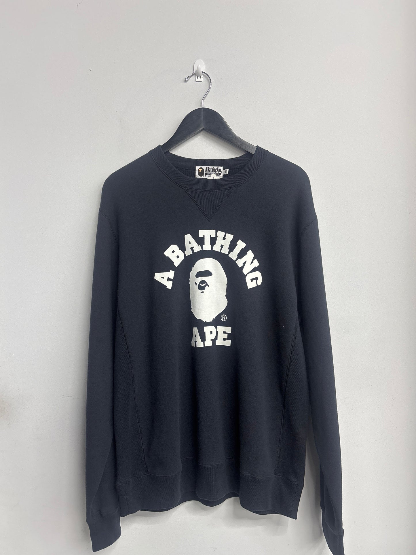 Bape College Crewneck "Navy"