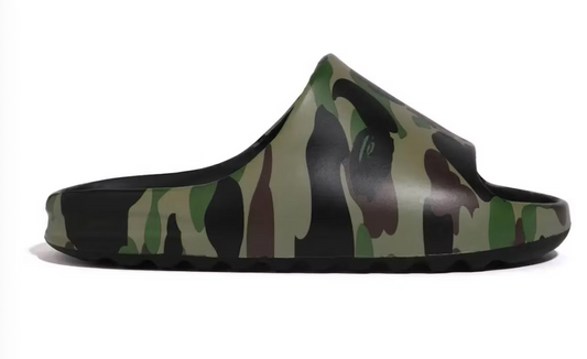 A Bathing Ape 1st Camo Slide "Green"