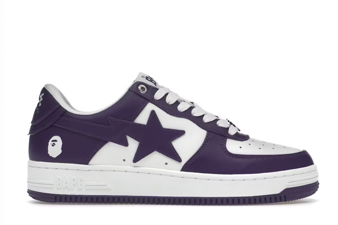 A Bathing Ape Bape Sta "White Purple" 2022