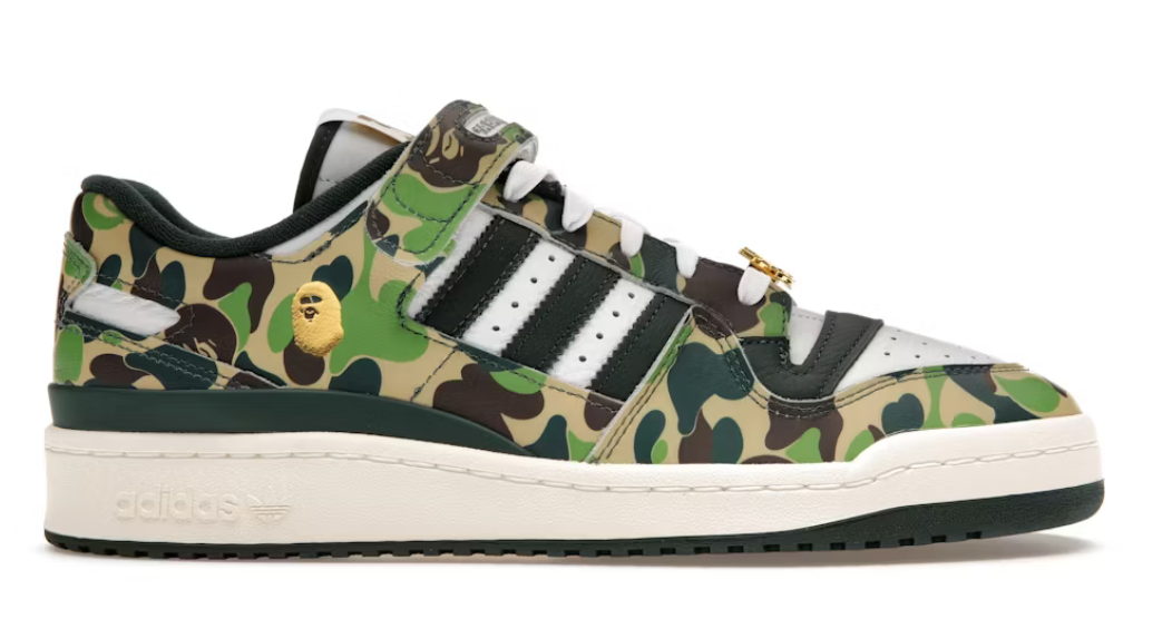 Adidas Forum 84 Low "Bape 30th Anniversary Green Camo"