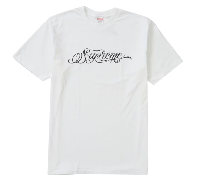 Supreme Script Tee "White"