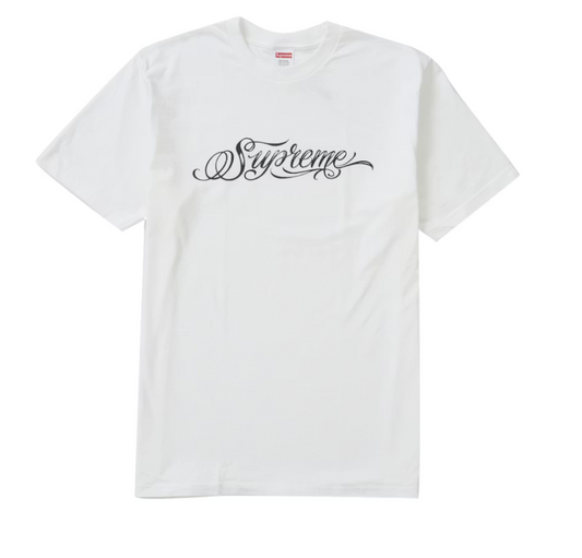 Supreme Script Tee "White"