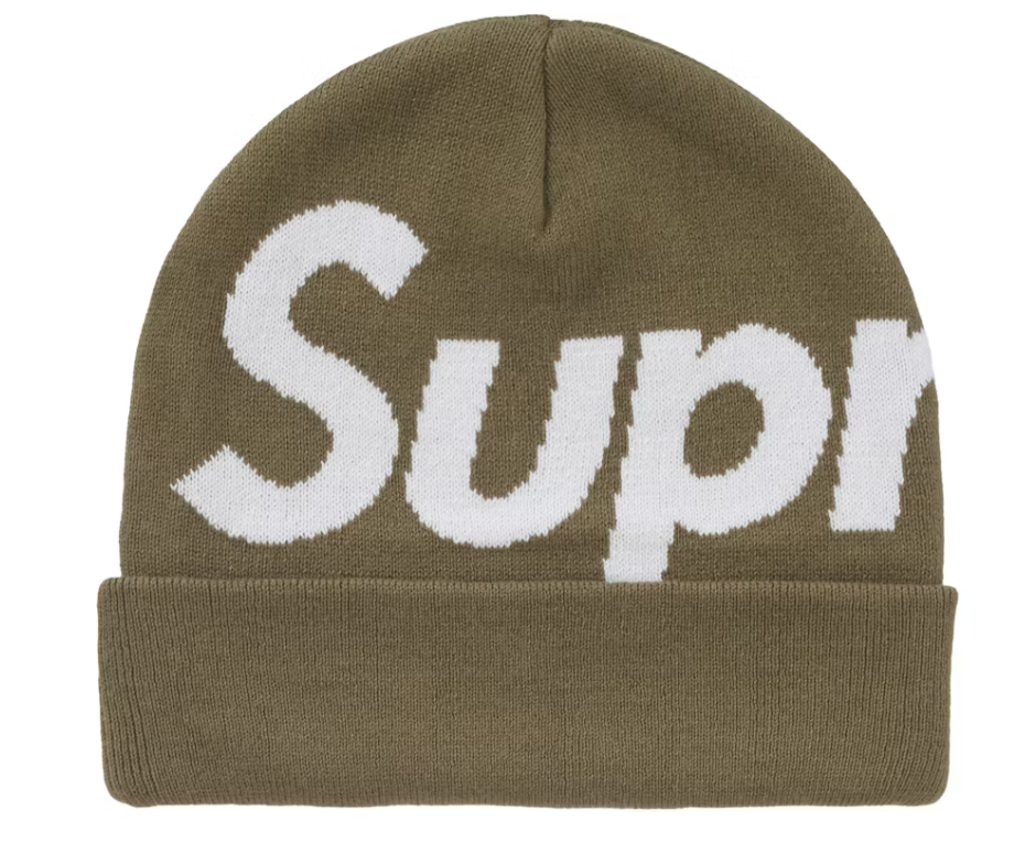 Supreme Big Logo Beanie FW24 "Olive"