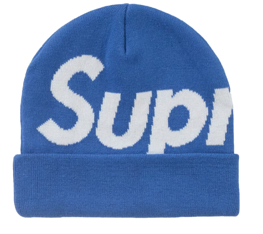 Supreme Big Logo Beanie FW24 "Blue"