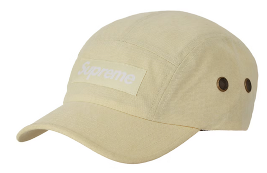 Supreme Brushed Cordura Camp Cap "Pale Yellow"
