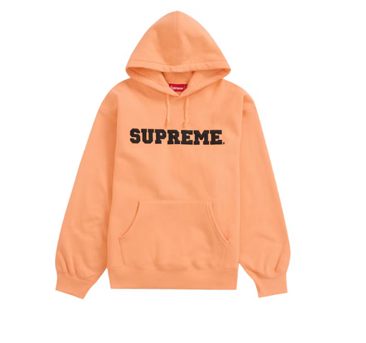 Supreme Collegiate Sleeve Hooded Sweatshirt "Peach"
