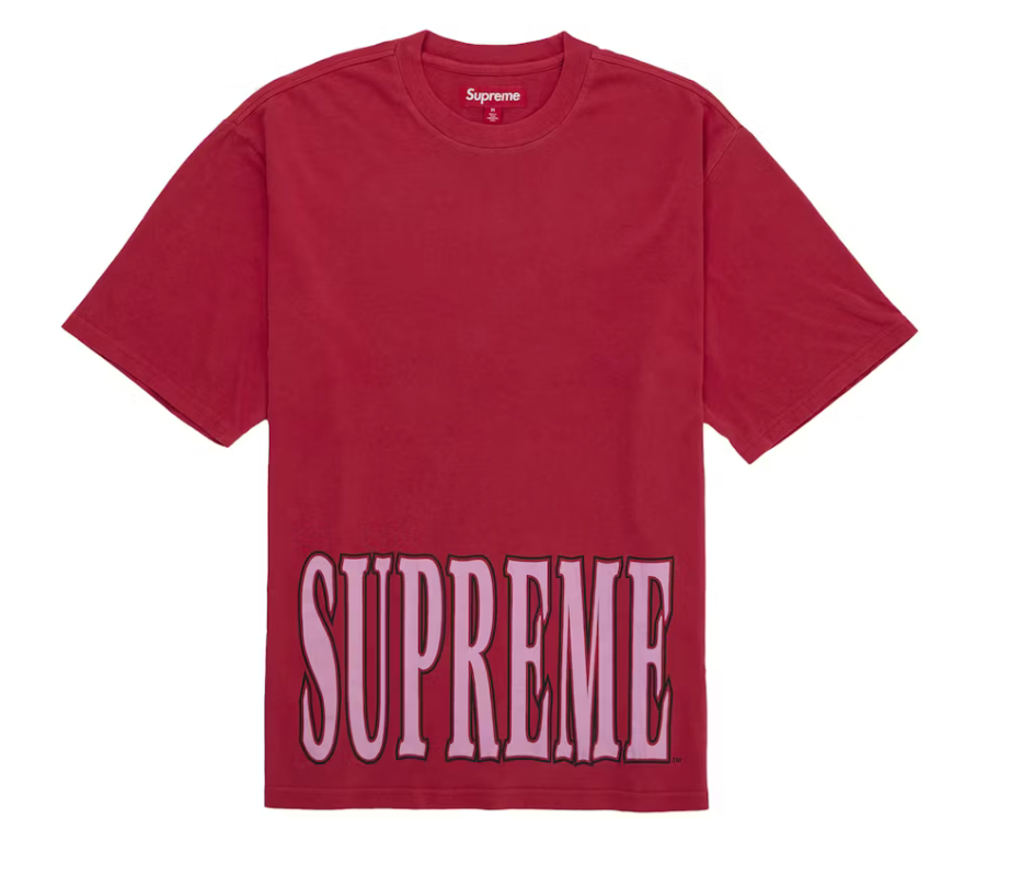 Supreme Cracked Stretch S/S Top Tee "Red"
