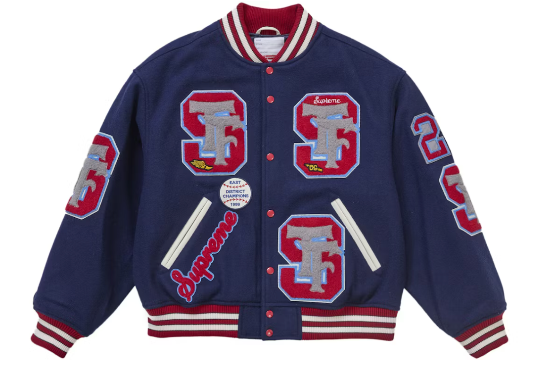 Supreme Drill Team Varsity Jacket "Navy"