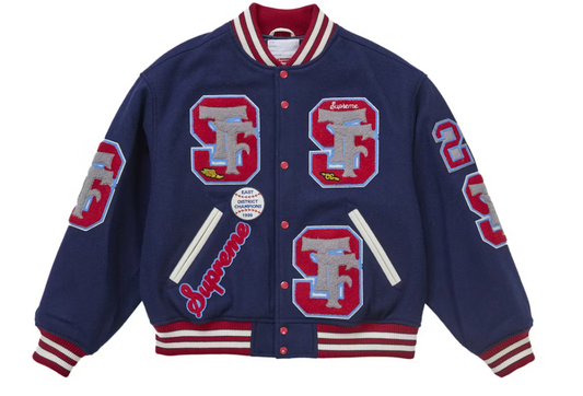 Supreme Drill Team Varsity Jacket "Navy"