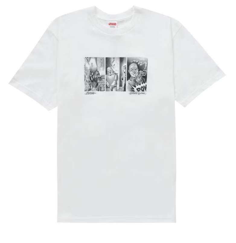 Supreme Mister Cartoon Pow Tee "White"