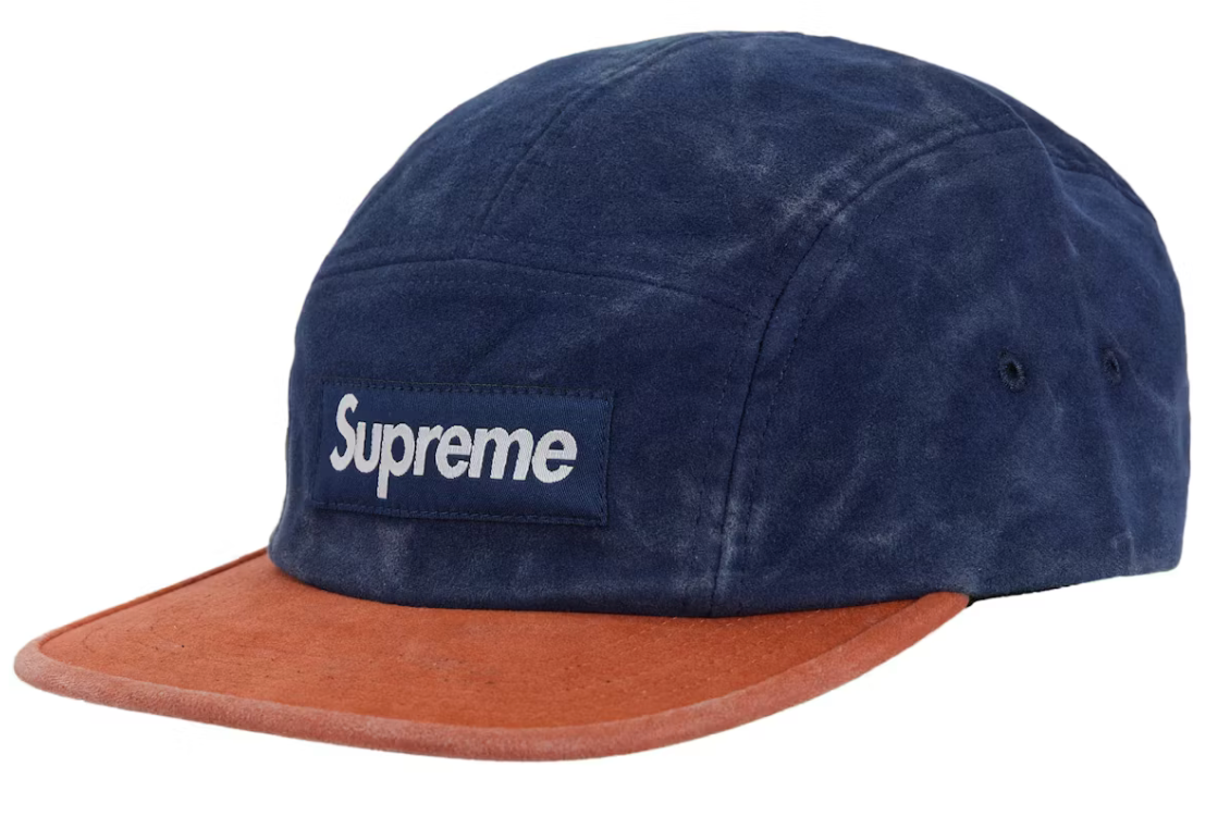 Supreme 2-Tone Moleskin Camp Cap FW25 "Navy"