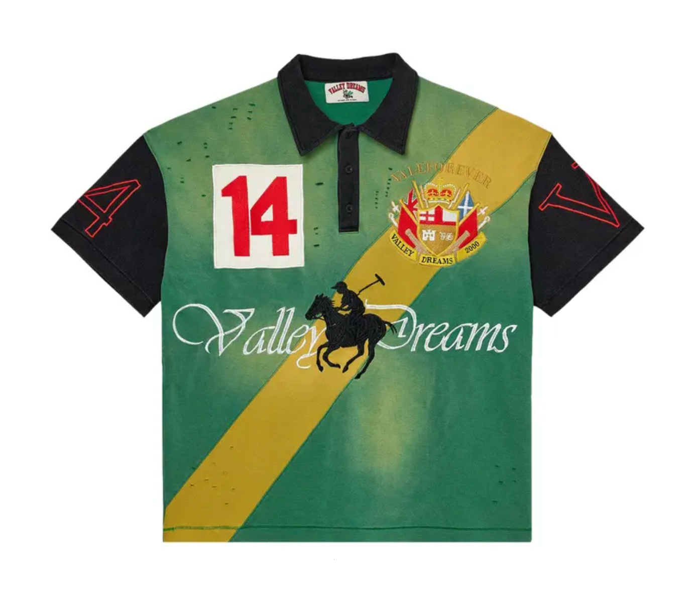 Vale Forever Brazil Polo "Black/Yellow"