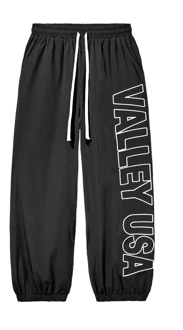 Vale Sports Division Valley USA Sweatpants "Black/White"