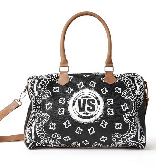 Vale State Paisley Medium Duffle "Black"